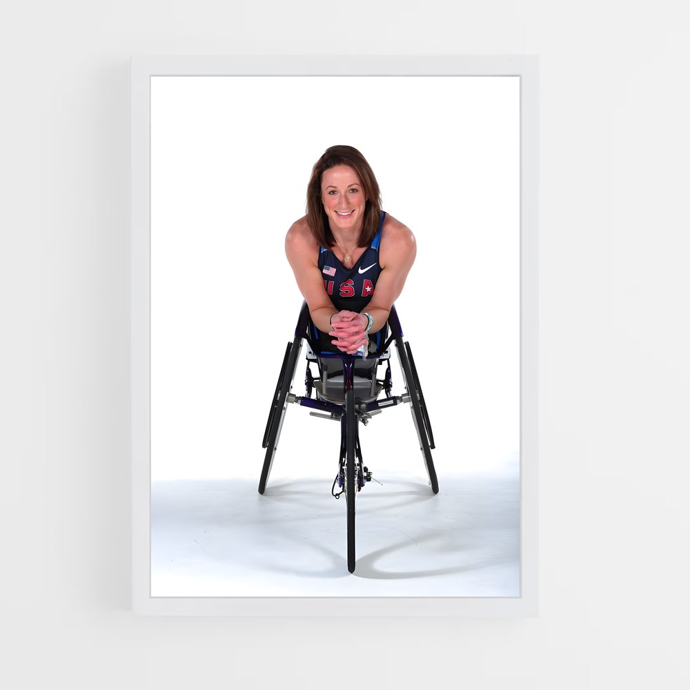 Poster Tatyana mcfadden – affiche Jeux Olympiques (vue 3)